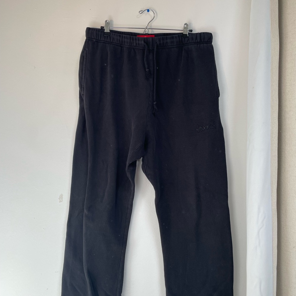4Hunnid Black Sweat Pants